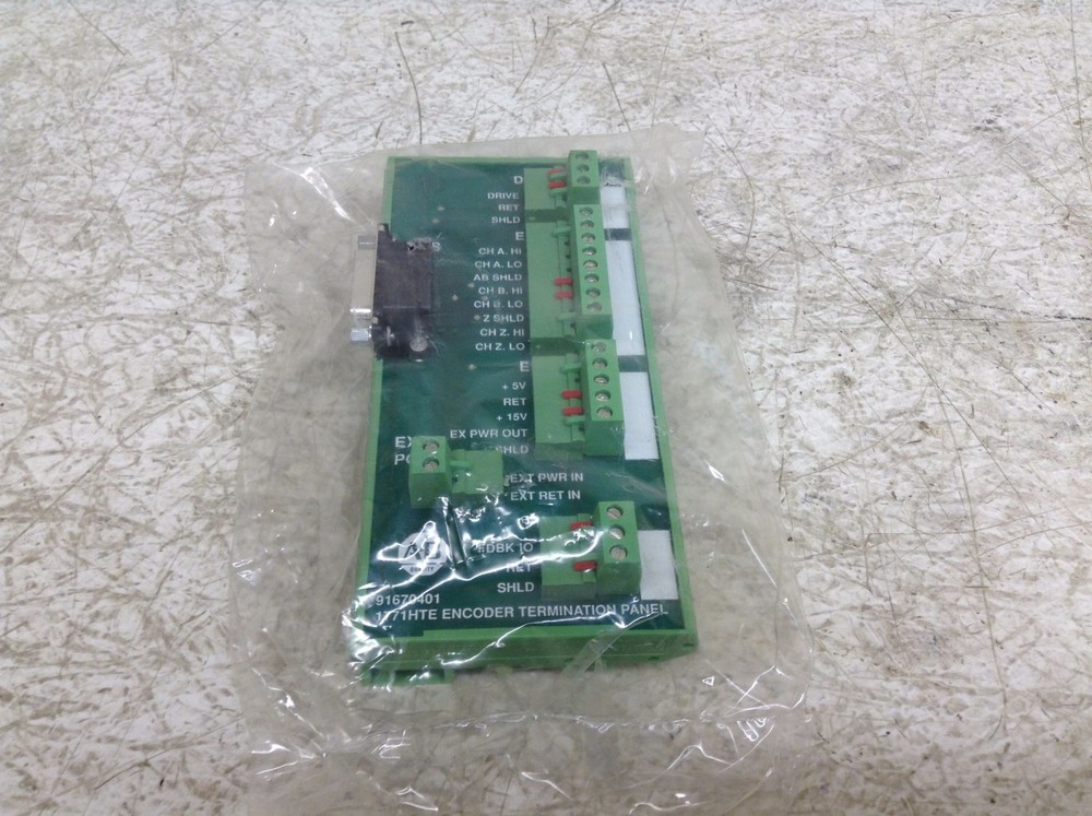 Allen Bradley 91670401 1771HTE Encoder Termination Panel New (TSC)