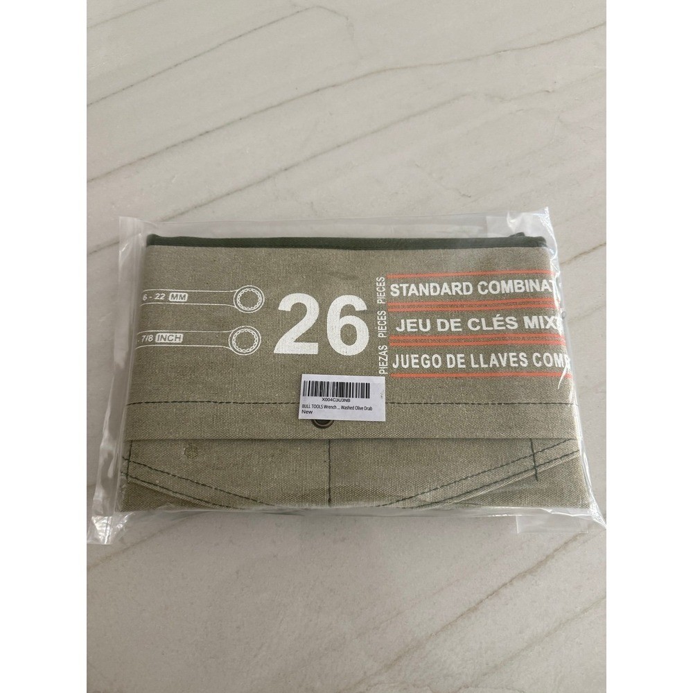 Tool Roll Organizer with 26 Pockets for Wrenches. (Tools not included)