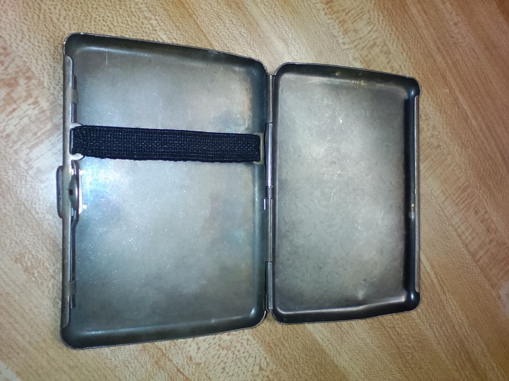 Vintage Silver Plate Cigarette / Card Case
