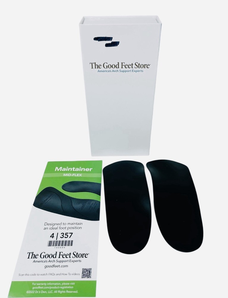 The Good Feet Store Maintainer Mid-Flex 4 | 357 Arch Support USA EUC