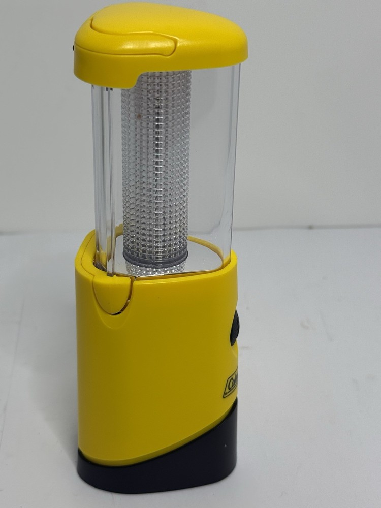 Coleman LED Micropacker 3 AA Battery Lantern / Flashlight 6.5" Inches (Tested)