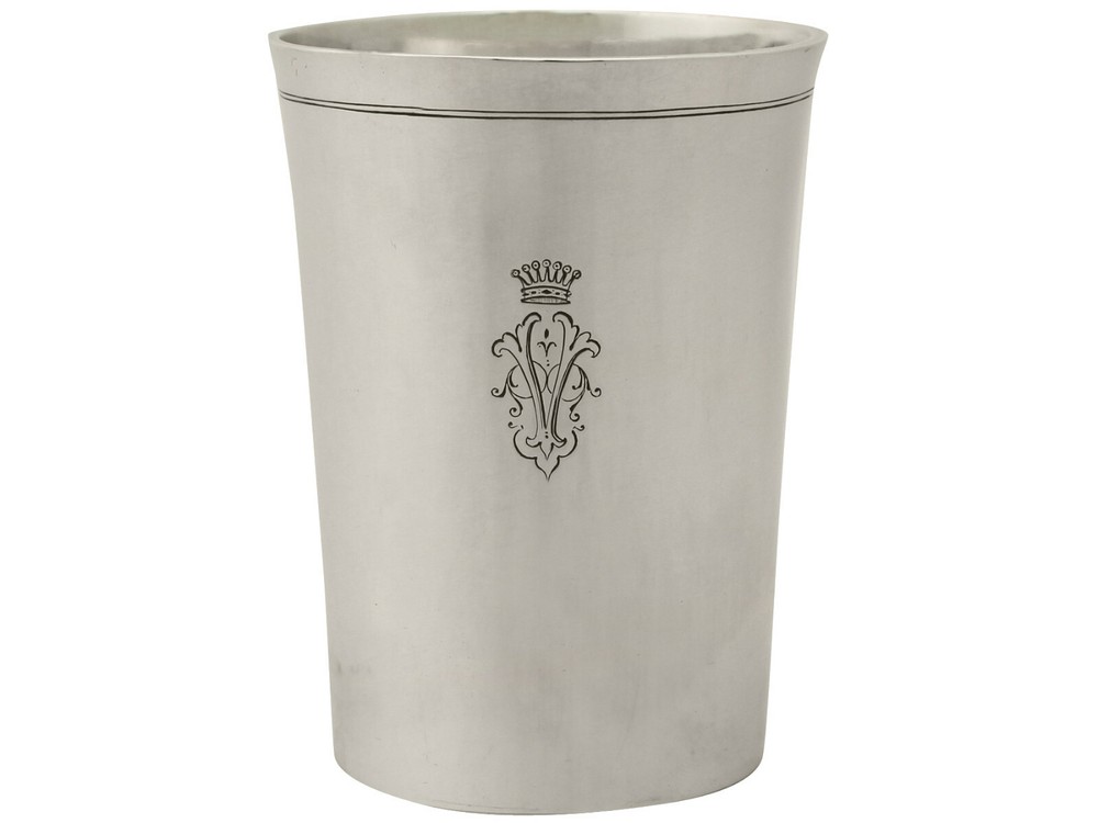 Antique Austro-Hungarian Silver Beaker, Circa 1815