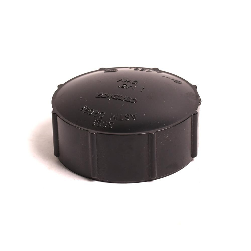 Thrifco 93091 1-1/2" ABS Cap (Threaded)
