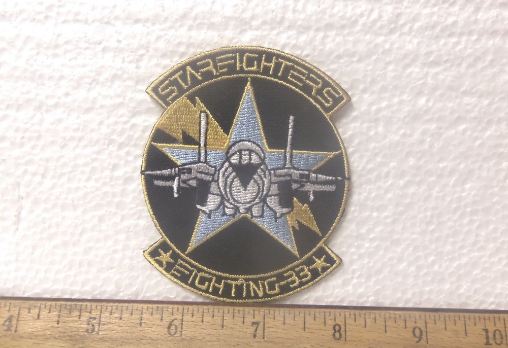 US Navy - Star Fighters - Fighting - 33 Embroidered Patch