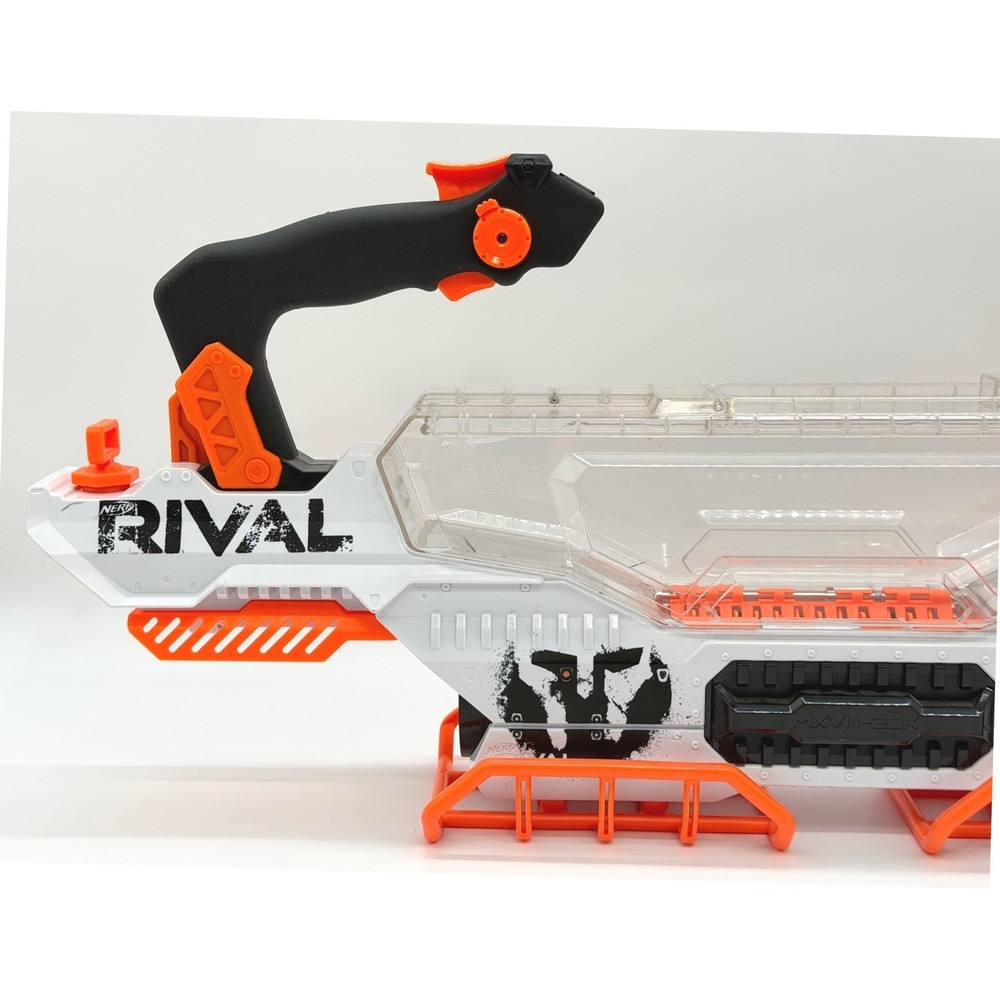Nerf Rival Prometheus MXVIII-20K Blaster White Motorized High Capacity Toy Gun