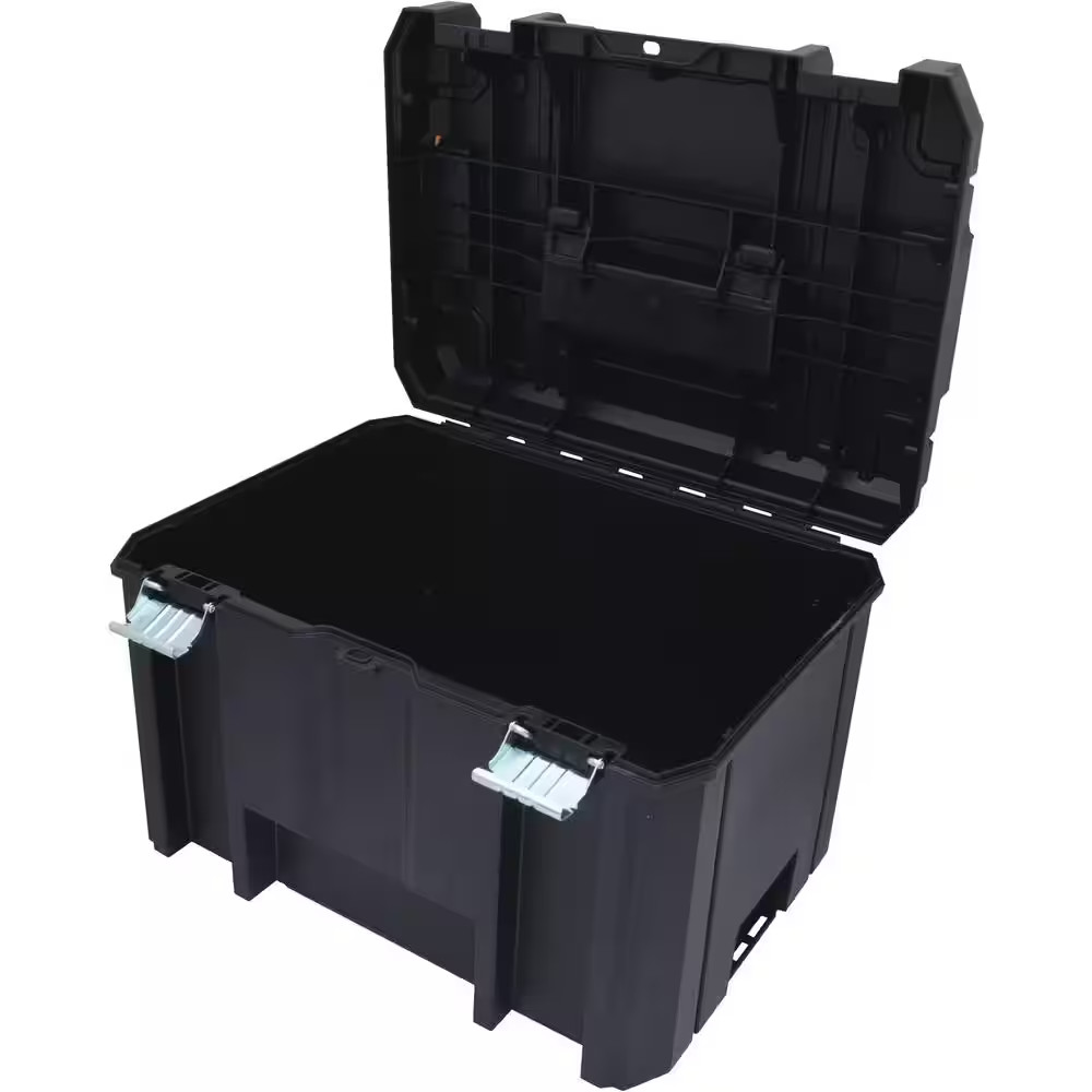 TSTAK VI 17 In. Stackable Deep Tool Storage Box