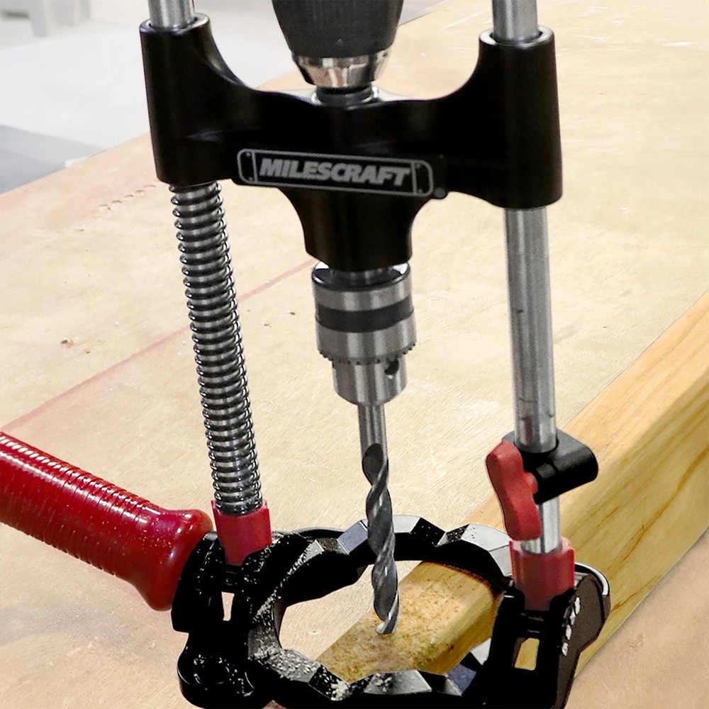 Milescraft 1318 DrillMate Portable Drill Guide - Drill Guide Attachment - New