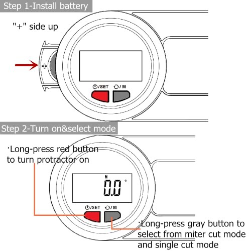 Digital Miter Saw Protractor