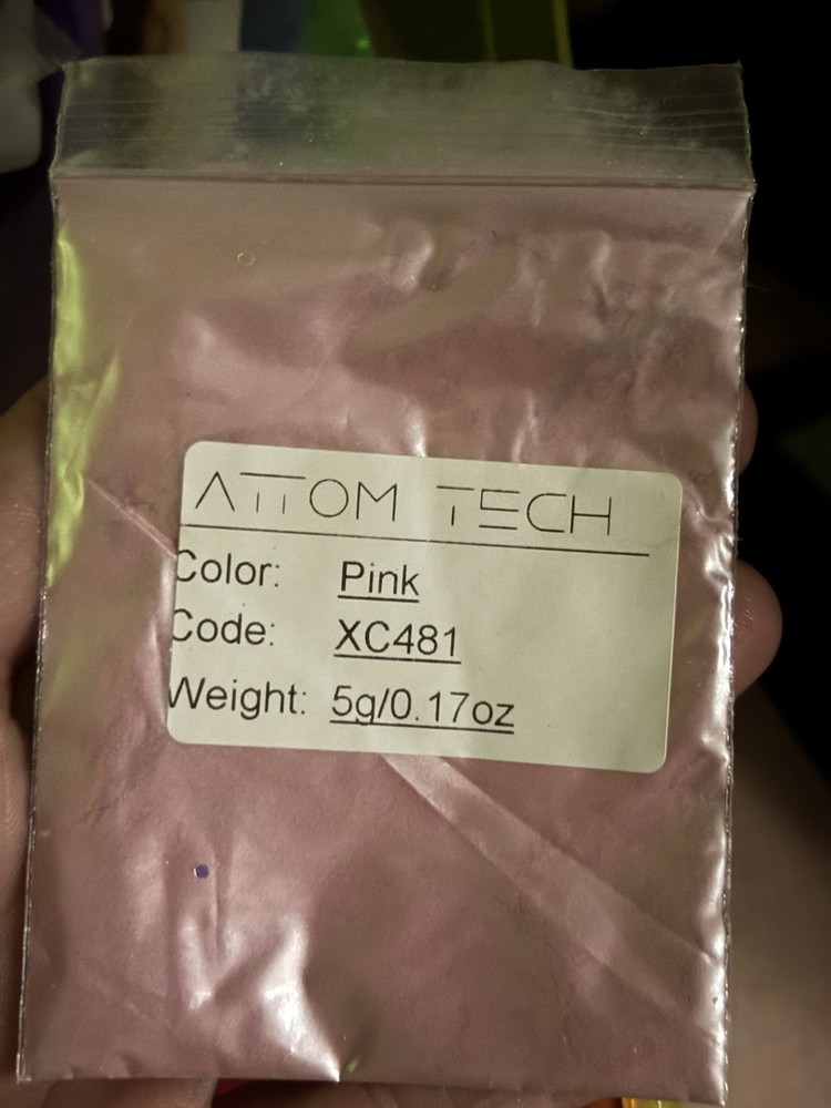 Atom Tech Pink Powder Dye XC481 5g/0.17oz for Candle & Soap Making