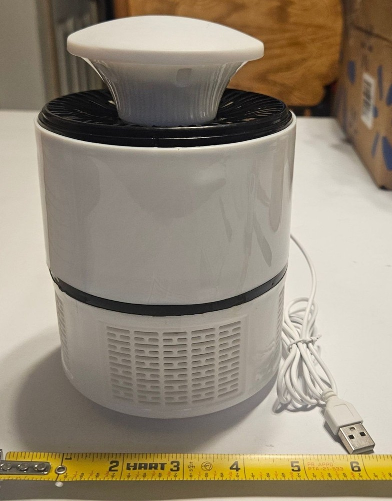 USB-Powered Electric Mosquito Killer Lamp Lightwave Technology Indoor Use White