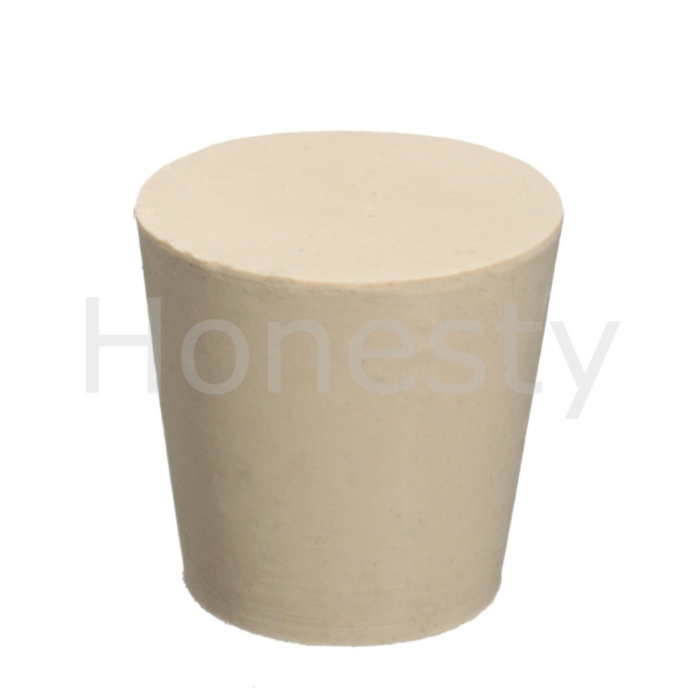 Solid Rubber Stopper Bung Laboratory Engine Seal Flask Tapered Tube Plug 15 Size