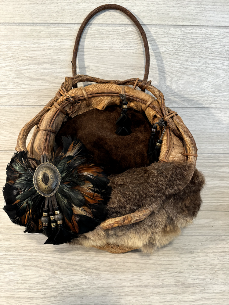 NATIVE AMERICAN SUN SPIRIT BASKET