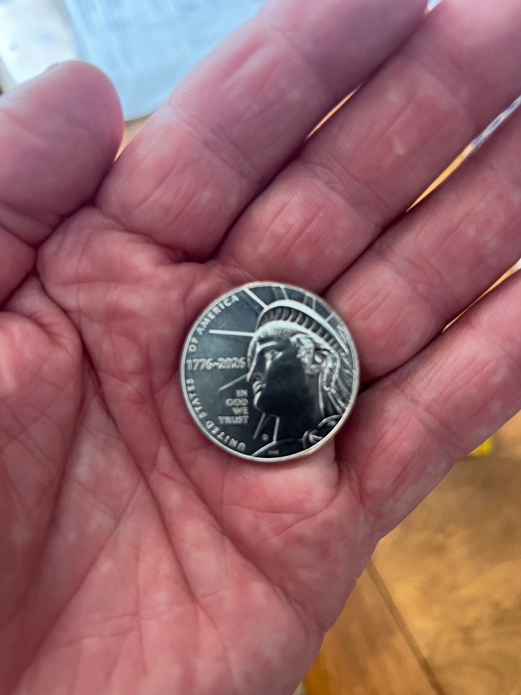 2026 D semiquincentennial half dollar roll uncirculated in a loomis wrapper