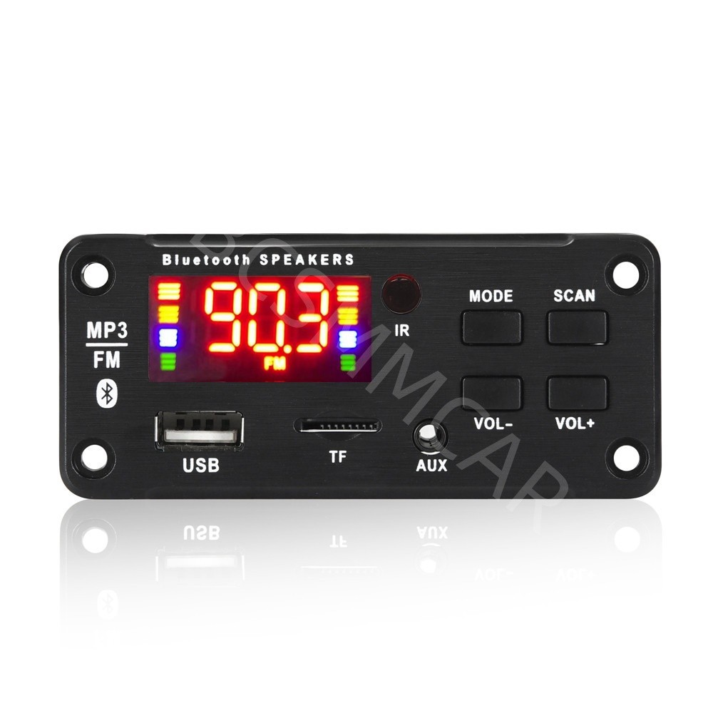 Amplifier Bluetooth 5.0 MP3 Player Decoder Board Car FM Speaker Module 2x25W 12V