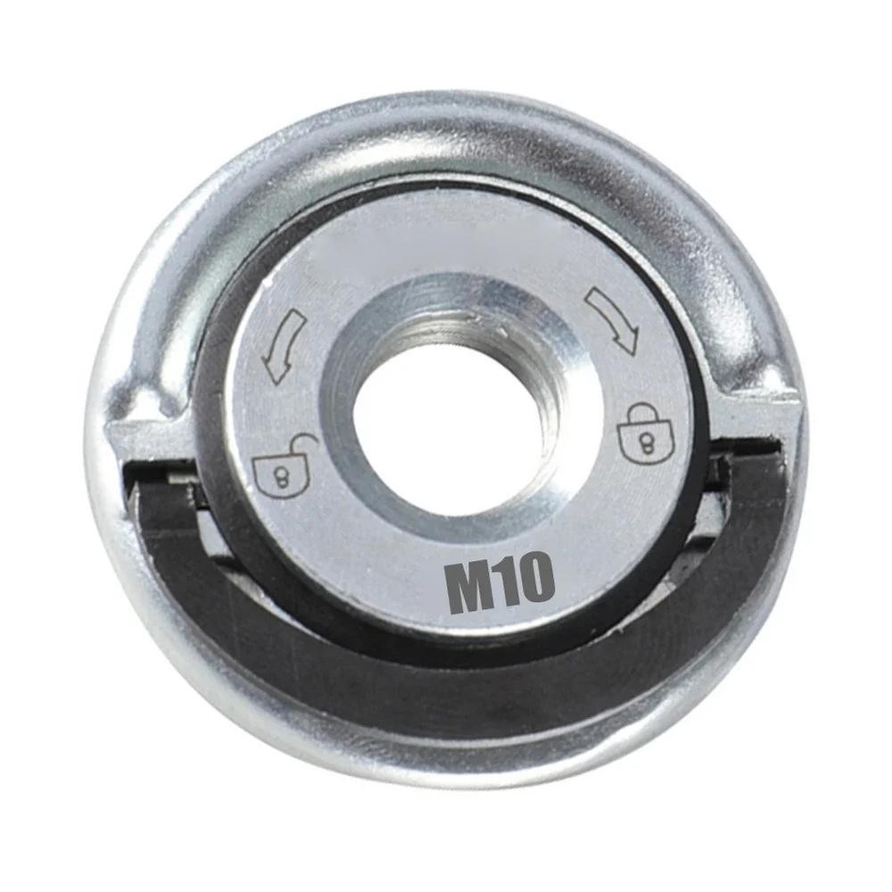 M10 Angle Grinder Self-Locking Quick-Release Pressing Plate Flange Nut Tool