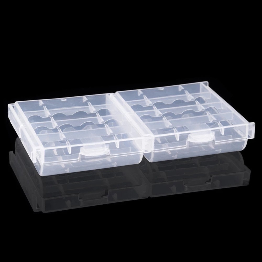 Battery Plastic Case Storage Box For AA AAA-Batteries Conservation 67×60×18mm