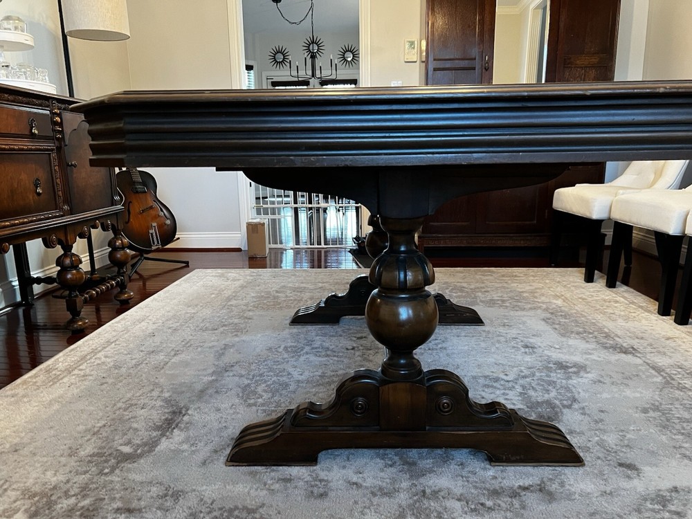 Antique Sideboard , Table And Chairs