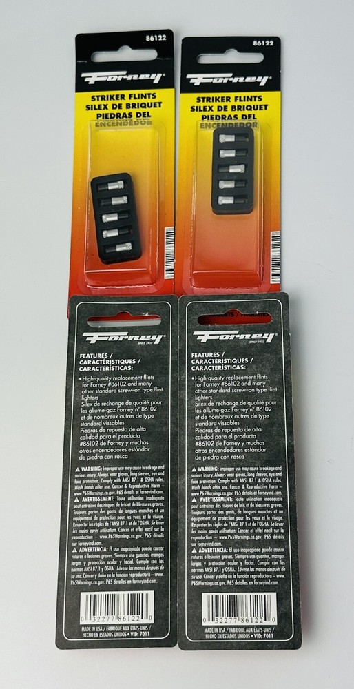 20 Flints Forney Replacement Striker Flint #86122