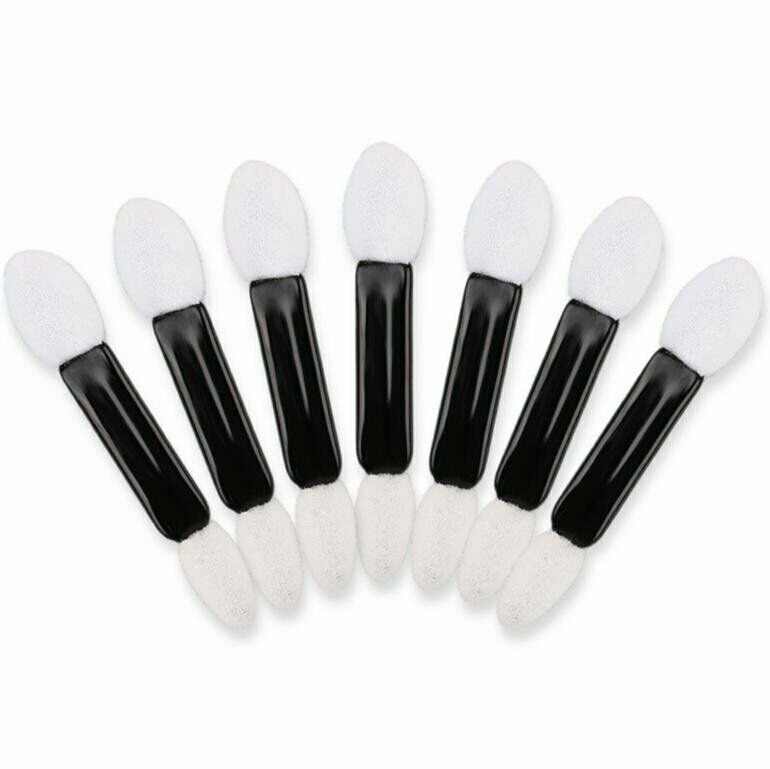 50x  Tool Double Ended Make Up Eye Shadow Sponge Brush Eyeliner Stick Applicator