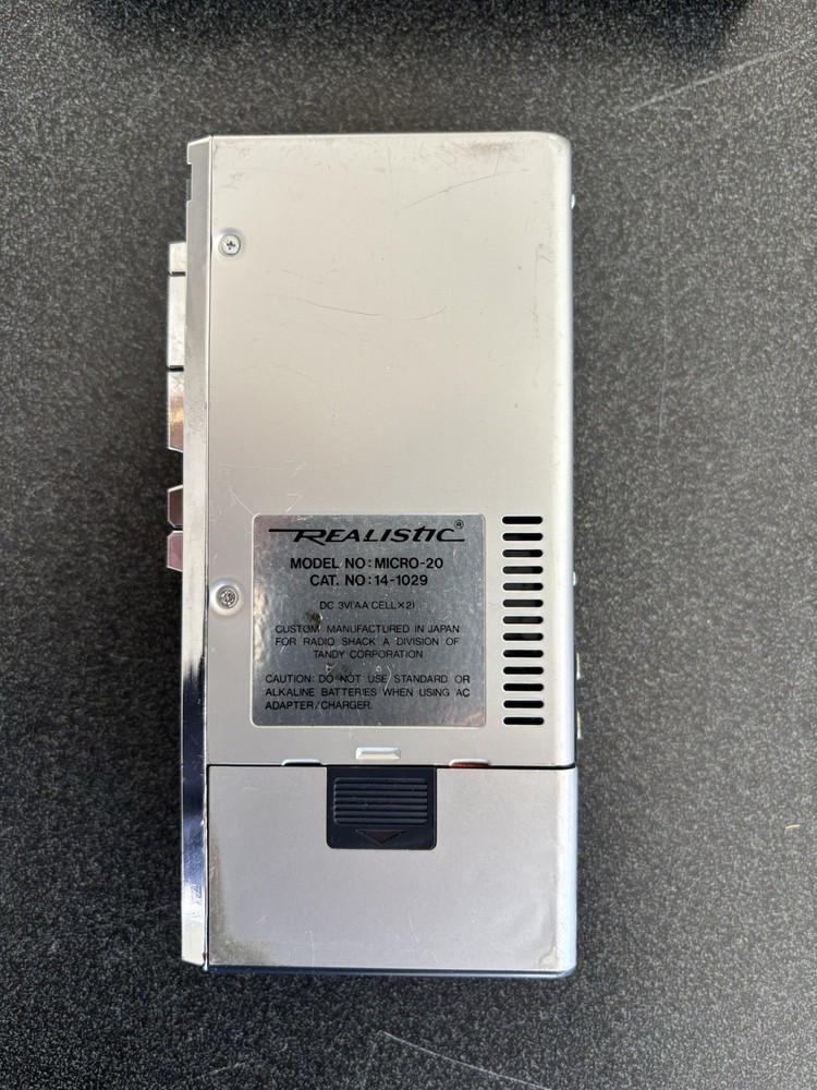 Realistic micro-20 Microcassette Tape Recorder