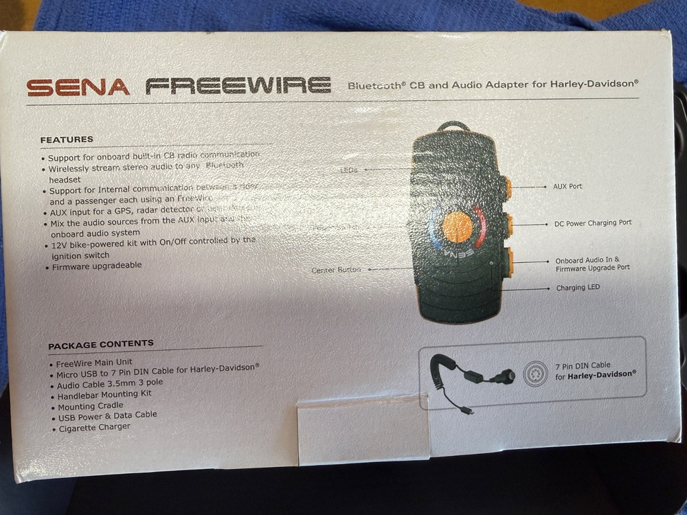 SENA - FREEWIRE WIRELESS BLUETOOTH HARLEY-DAVIDSON ADAPTER
