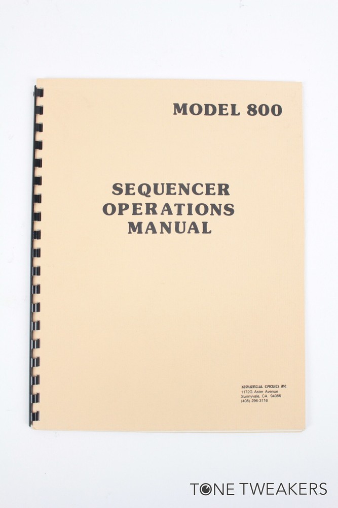 Sequential Circuits Model 800 Digital Sequencer cv gate 1vo VINTAGE SYNTH DEALER