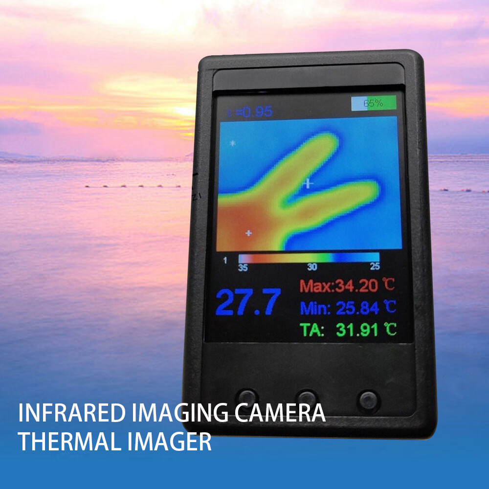 Handheld 2.4in LCD Infrared Imaging Camera Thermal Imager Temperature Detector