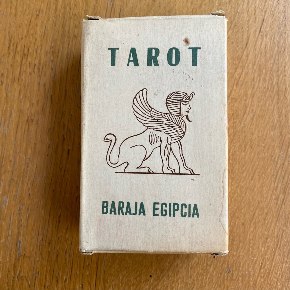 Vintage Baraja Egipcia Tarot Deck