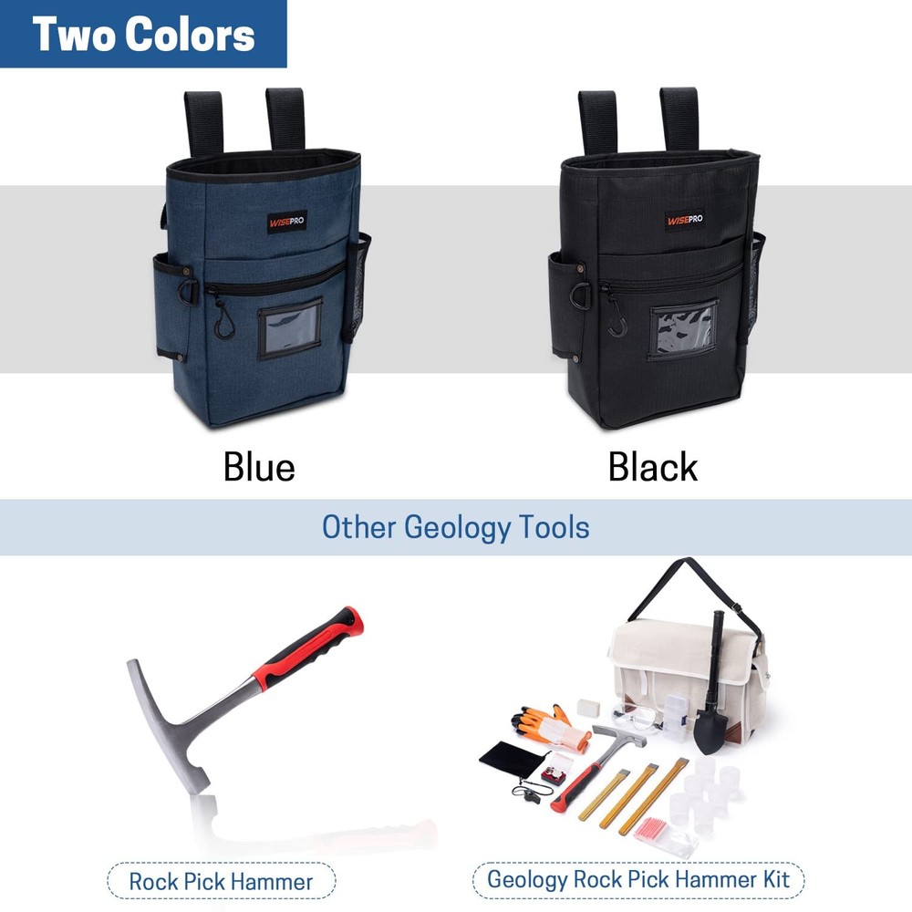 Metal Detecting Pouch Bag Portable Waist Digger Tools Pack PinPointer