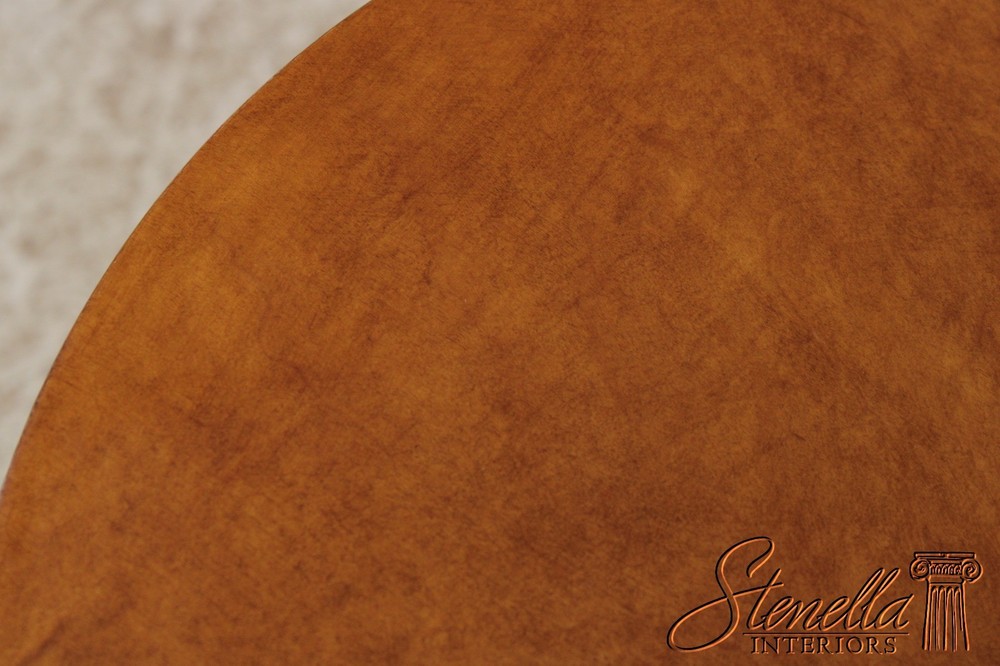 L72458: HICKORY WHITE Round Maple Neoclassical End Table