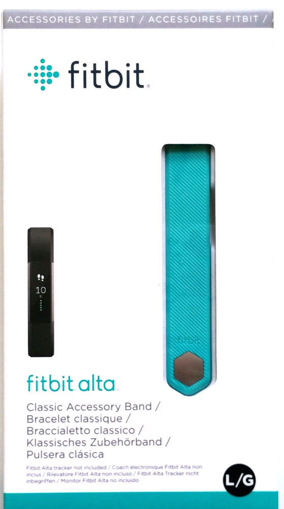 Fitbit Alta Replacement WristBand Bracelet Large Silicone Strap Mint Green New!