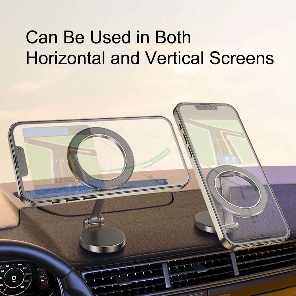 Magnetic Car Phone Holder Mount Dashboard Desktop Stand For MagSafe For iPhone