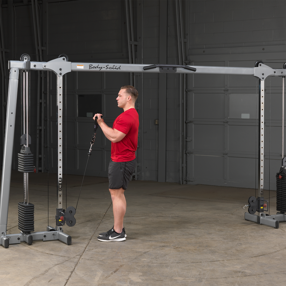 Body Solid Deluxe Cable Crossover GDCC250 Selectorized Home Gym Exercise Station