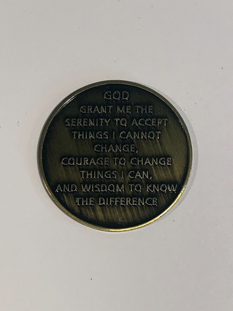 Alcoholics Anonymous (AA) 4 Years Recovery Token