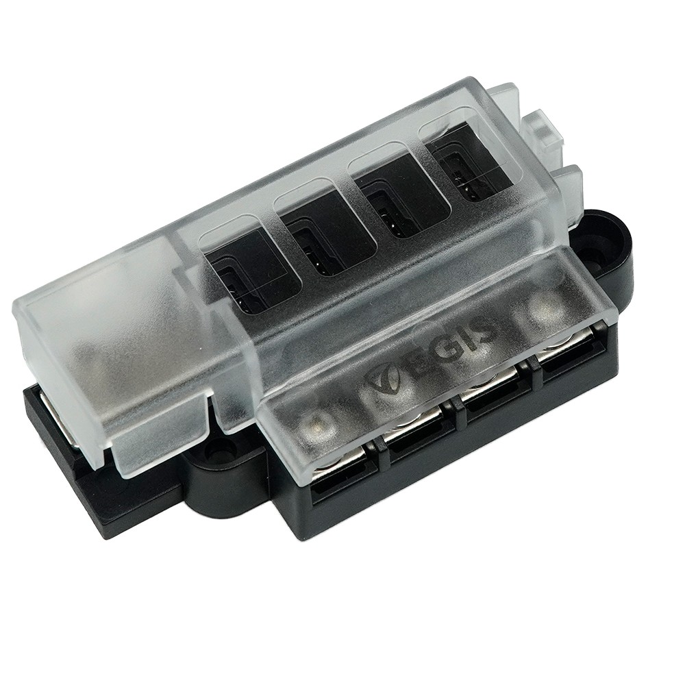 EGIS MOBILE RT FUSE BLOCK 4 CIRCUITS W/COVER- 8045