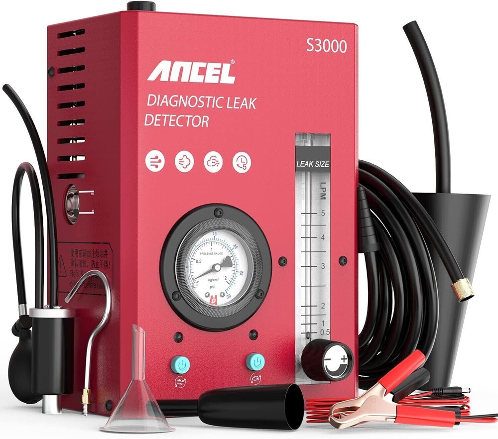 ANCEL S3000 Automotive EVAP Smoke Machine Diagnostic Tester Fuel Leak Detector