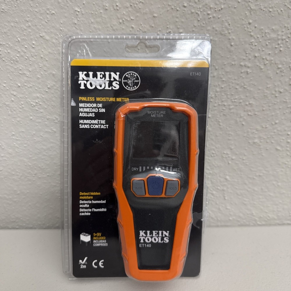 Klein Tools Pinless Moisture Meter ET140 NEW/SEALED