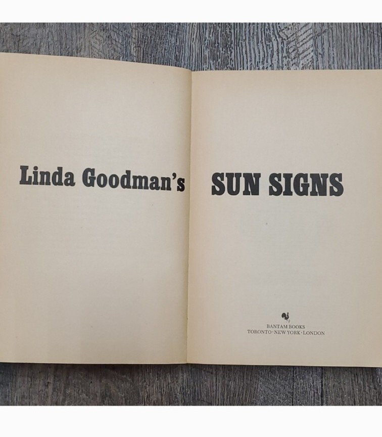 Linda Goodman's Sun Signs book