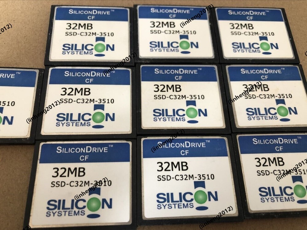 10PCS   SILICONDrive 32MB  CF CARD Compactflash  32MB  CF  CARD