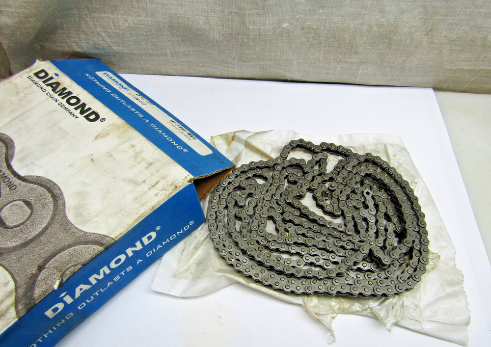 Diamond Roller Chain 25RIV 25-1 Roller Chain Open Box 7 Feet
