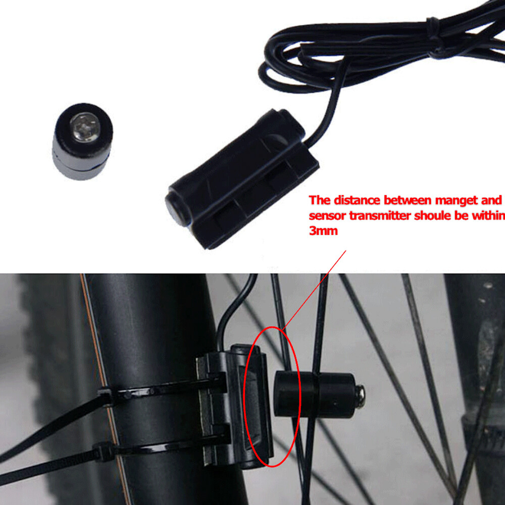 3x Bike Bicycle SPEEDOMETER Cycle Digital Odometer Computer KMH Waterproof LCD