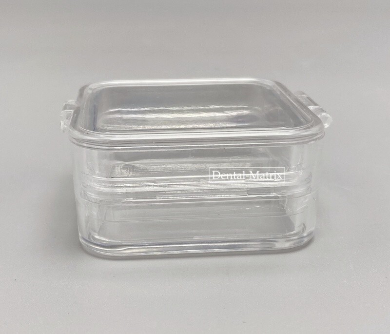 90 Pcs Denture False Teeth Container Membrane Case Hinged Display Box Jewelry