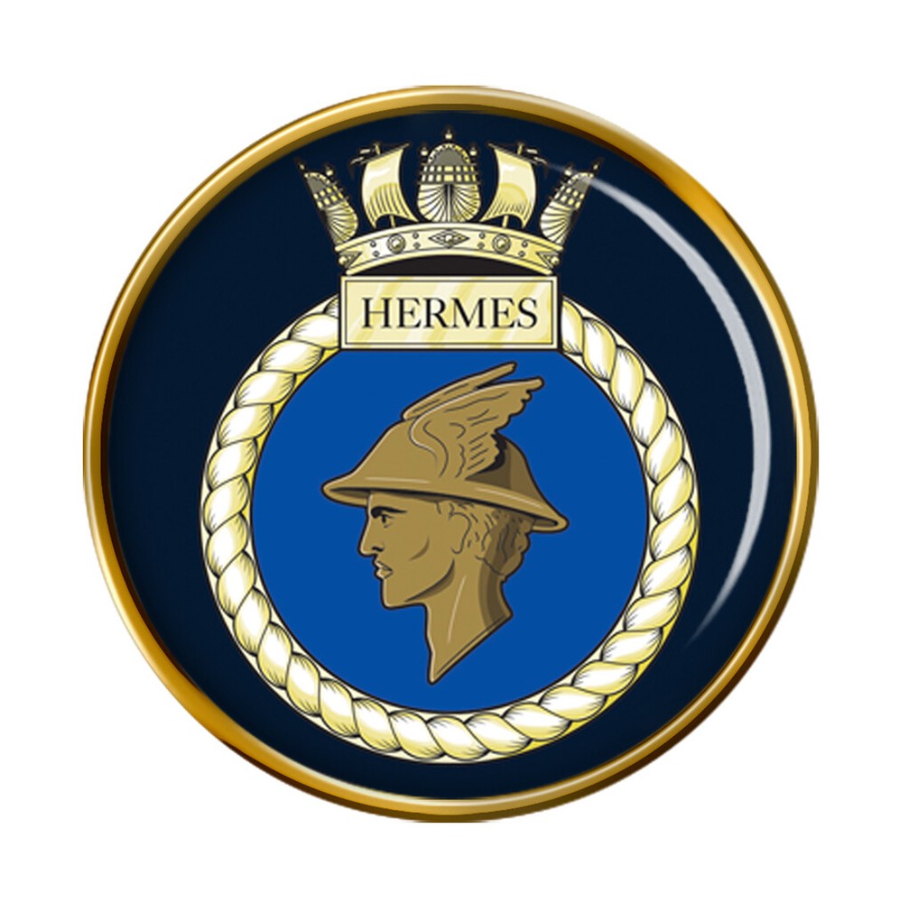 HMS Hermes, Royal Navy Pin Badge