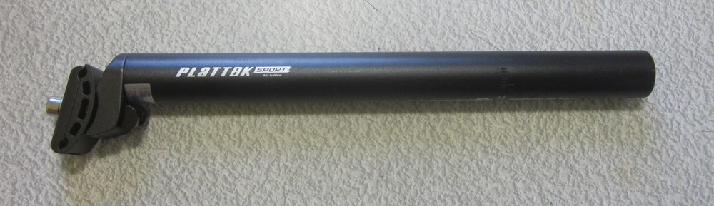 Plattbk seat post 31.6 black nos