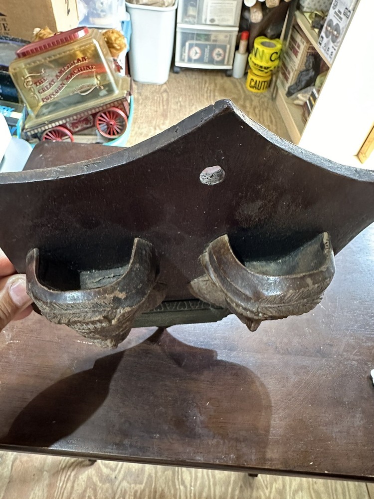 Vintage Match Holder & Match Striker Wall-Mount-1900’s!!!!!