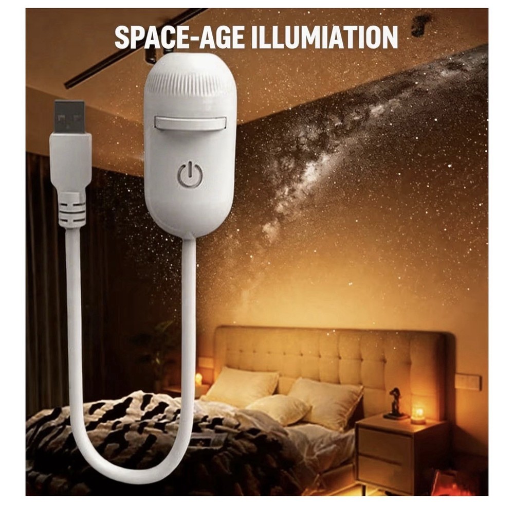 Galaxy projector, 2-in-1 starry sky projector and night light, high-resolution