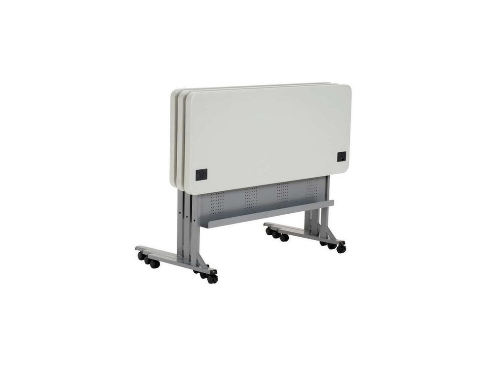 NPS BPFT2460 Flip-N-Store Training Table - Rectangular - 24 x 60 x 29.5, Speckle