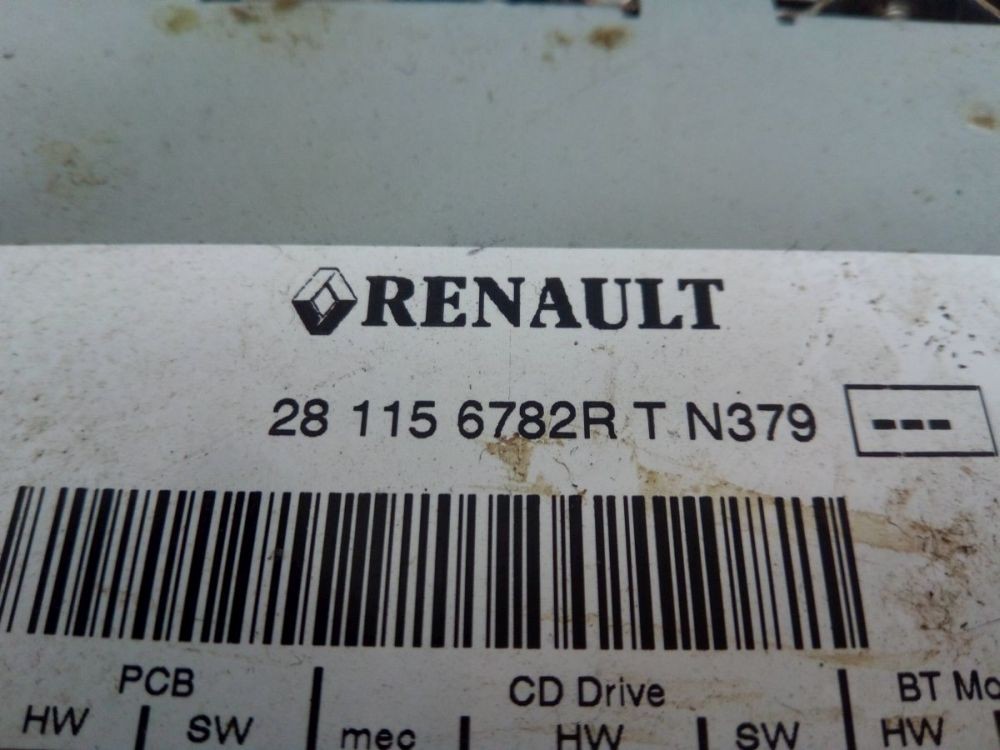 Radio/CD-Change combination not available, suitable for Renault Kangoo II