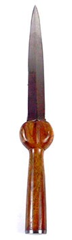 12" Bollock wood handle athame