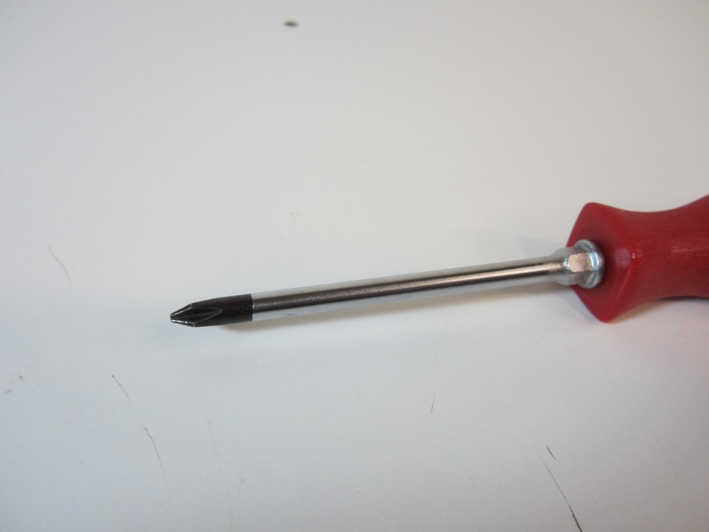 MAC TOOLS PB2031AR #1-Phillips x 3" screwdriver Red Hard Handle **NEW**